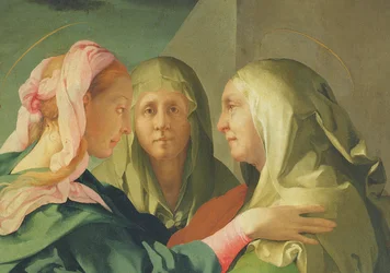 The Visitation, 1528-30 (detail)